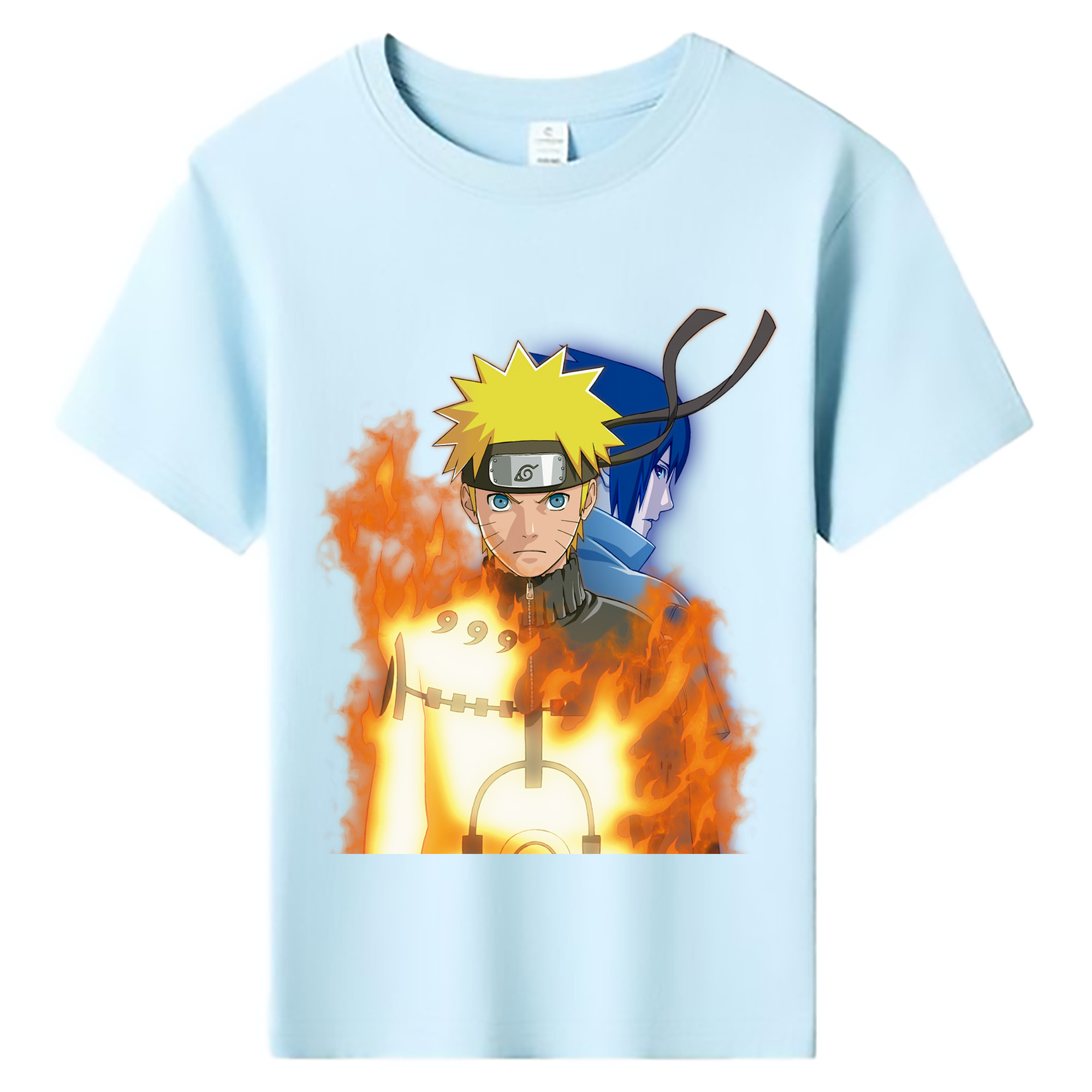 （画像用） NARUTO -ナルト- うずまき ナルト Uzumaki Naruto 綿100％キッズTシャツ（フロントプリント）